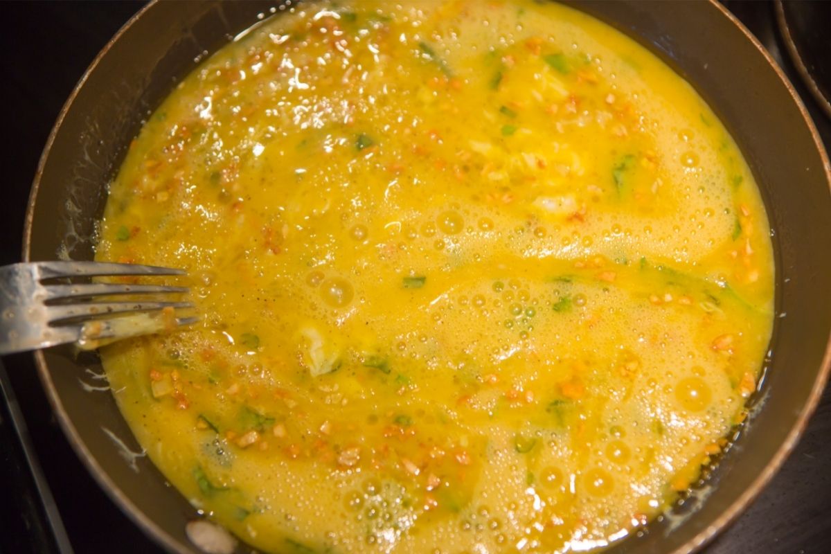 making an omlet