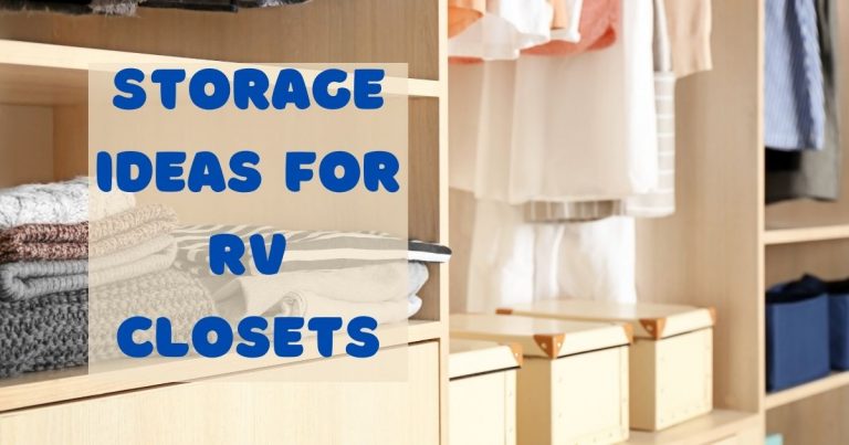 storage ideas for RV closets