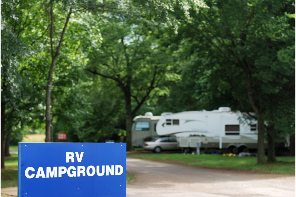 RV Campground Sign