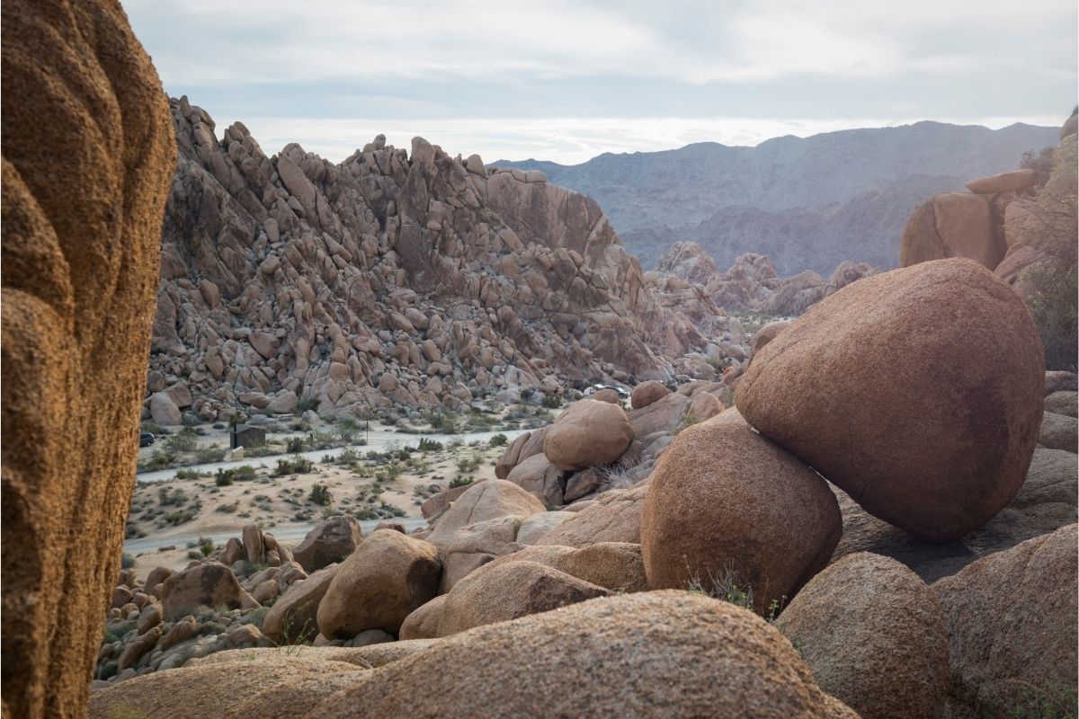 Landscape at Indian Cove campground, Joshua Tree National Park