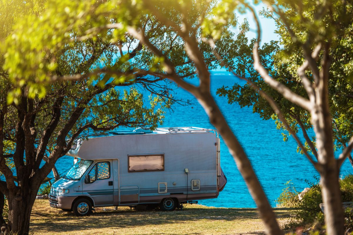 Sea front RV camping spot