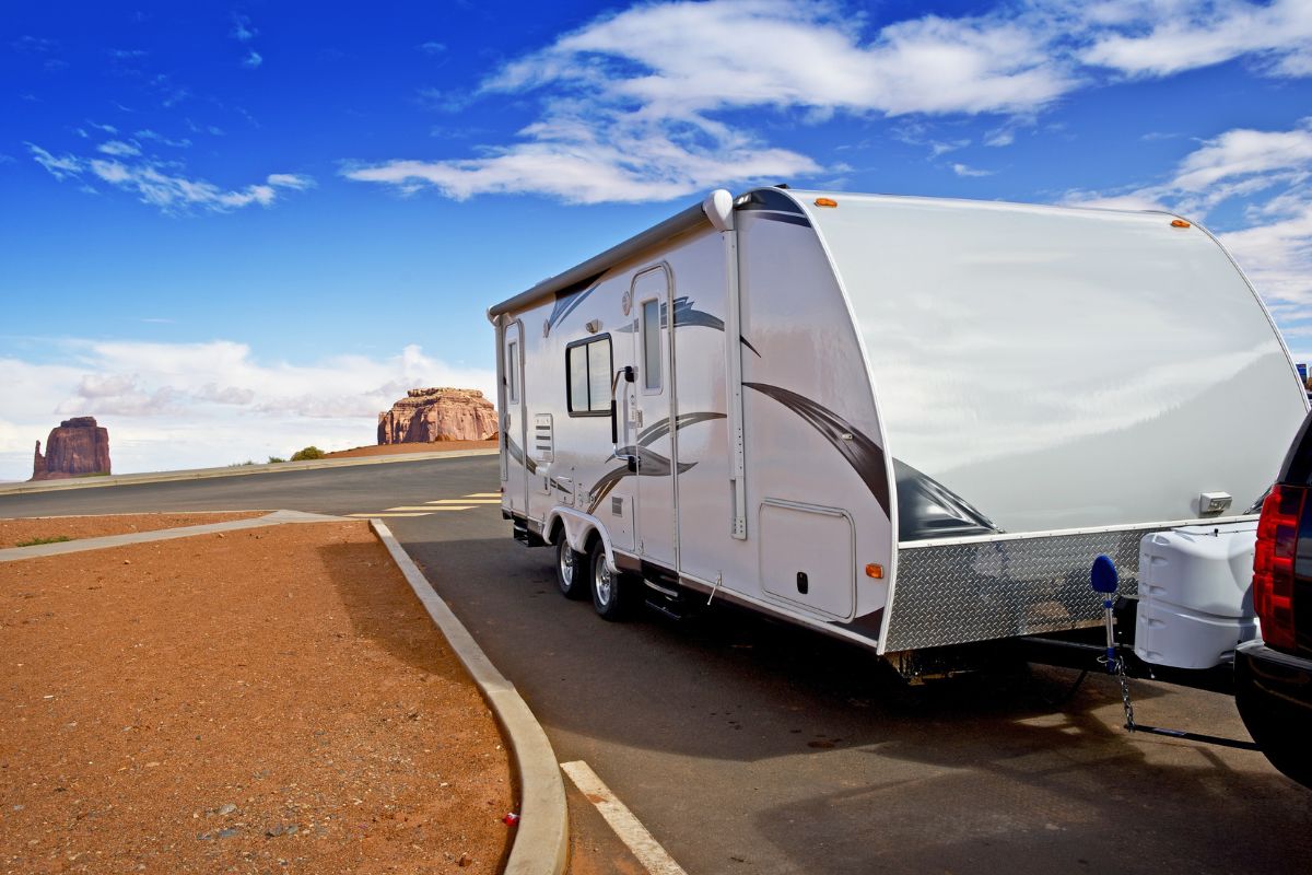 Travel trailer in Arizona